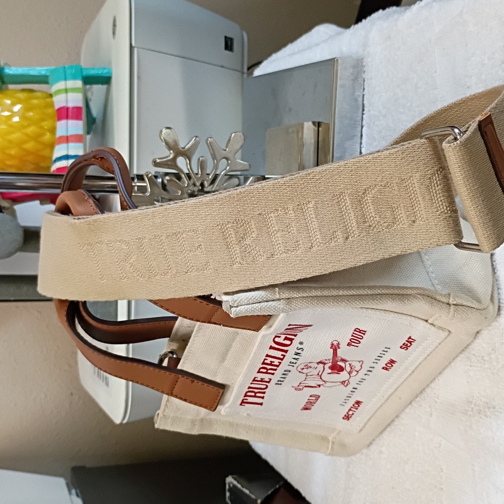 True Religion Canvas Mini Bag - Picture 4 of 5